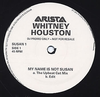 Whitney Houston - My Name Is Not Susan (12", Promo)