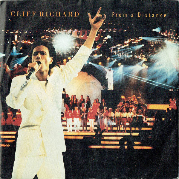 Cliff Richard - From A Distance (7", Single, Sil)