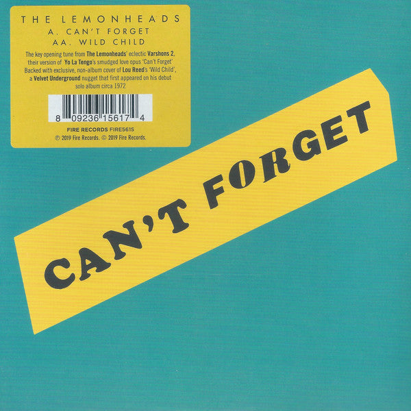 The Lemonheads - Can't Forget / Wild Child (7", RSD, Single)