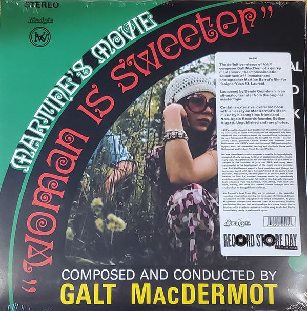 Galt MacDermot - Woman Is Sweeter (Original Soundtrack) (LP, Album, RSD, Ltd, RE)