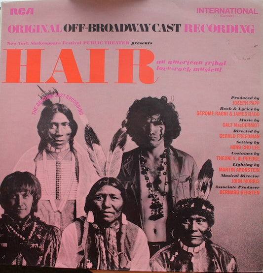 Galt MacDermot - New York Shakespeare Festival Public Theater Presents Hair: An American Tribal Love-Rock Musical (LP, Album)