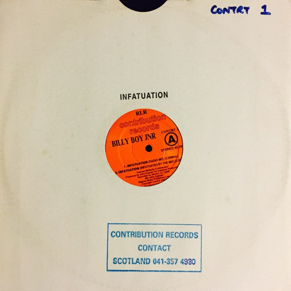 Billy Boy Jnr - Infatuation (12")