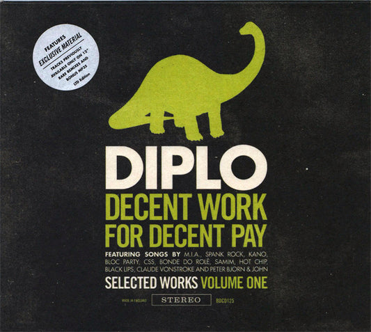 Diplo - Decent Work For Decent Pay (CD, Comp, Enh, Ltd)