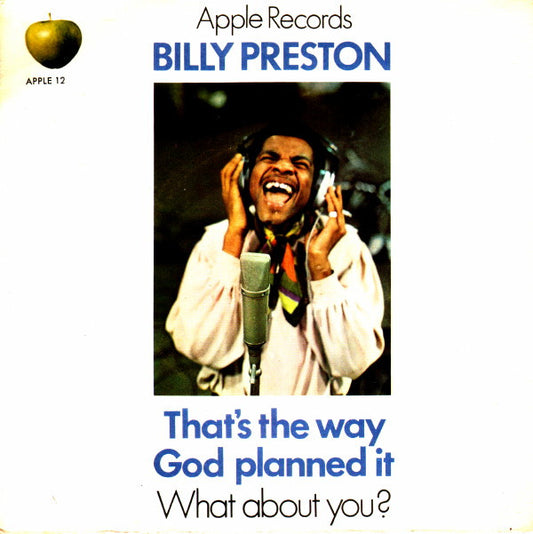 Billy Preston - That's The Way God Planned It (7", Single)