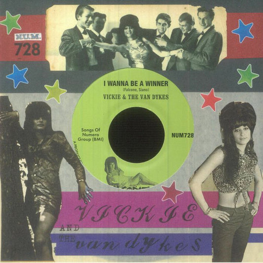 Vickie & The Van Dykes - I Wanna Be A Winner / Outcast (7")