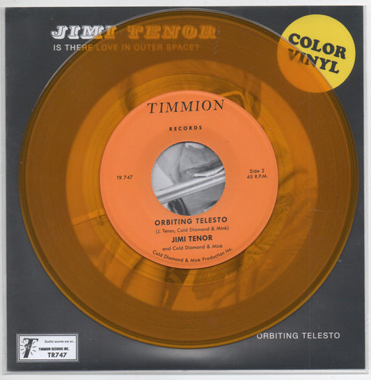 Jimi Tenor And Cold Diamond & Mink - Is There Love In Outer Space? / Orbiting Telesto (7", Ltd, Tra)