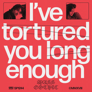 Mass Gothic - I've Tortured You Long Enough (LP, Album, Whi)