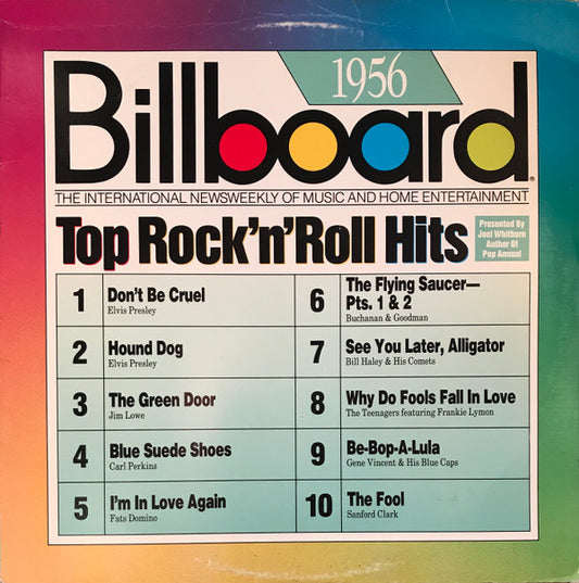 Various - Billboard Top Rock'N'Roll Hits - 1956 (LP, Comp)