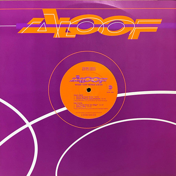 The Aloof - Wish You Were Here... (12", Promo)