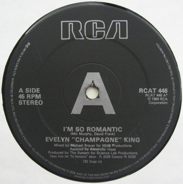 Evelyn "Champagne" King* - I'm So Romantic (12", Gen)