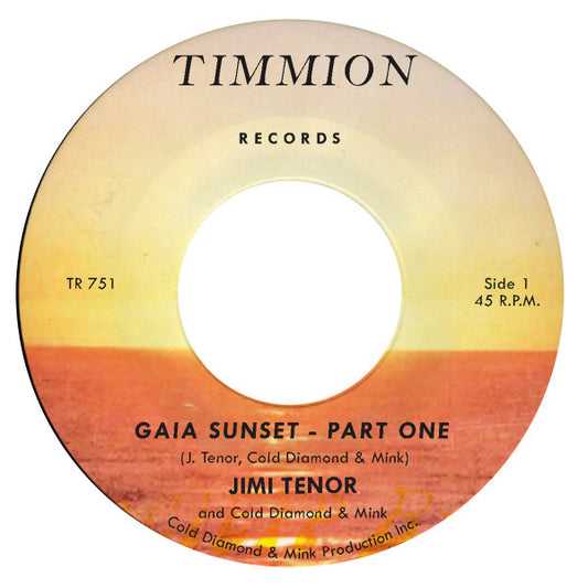 Jimi Tenor And Cold Diamond & Mink - Gaia Sunset (7")