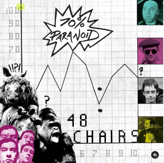 48 Chairs - 70% Paranoid (LP, Album, RE)