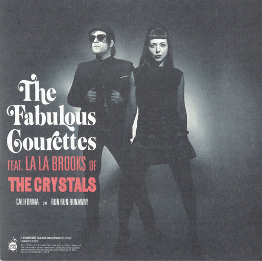 The Fabulous Courettes* - California (7", Single, Red)