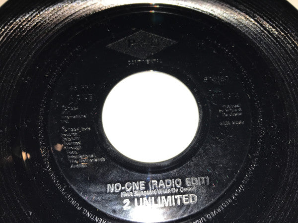 2 Unlimited - No One (7", Single, Jukebox)