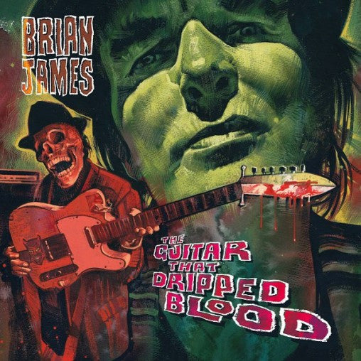 Brian James - The Guitar That Dripped Blood (LP, Album, Ltd, Red)