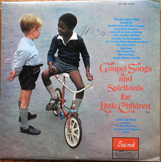 Sunbury Junior Singers (1969) (Of The Salvation Army)* - Gospel Songs And Spirituals For Little Children (LP, Album)