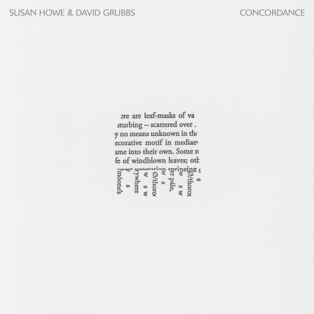 Susan Howe & David Grubbs - Concordance (LP, Album)