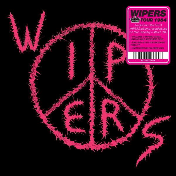 Wipers - Tour 1984 (LP, Album, Ltd, RE, Pin)