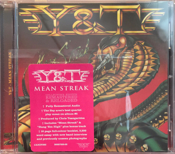 Y & T - Mean Streak (CD, Album, RE, RM)