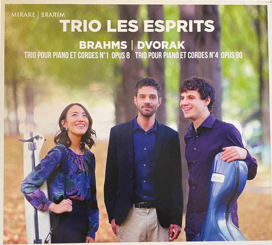 Trio Les Esprits, Brahms*, Dvorak* - Trio Pour Piano Et Cordes N°1 Op.8 / Trio Pour Piano Et Cordes N°4 Op.90 (CD, Album)