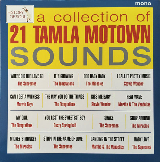 Various - A Collection Of 21 Tamla Motown Sounds - Tamla Motown Live in Europe 1965 (LP, RSD, Mono)