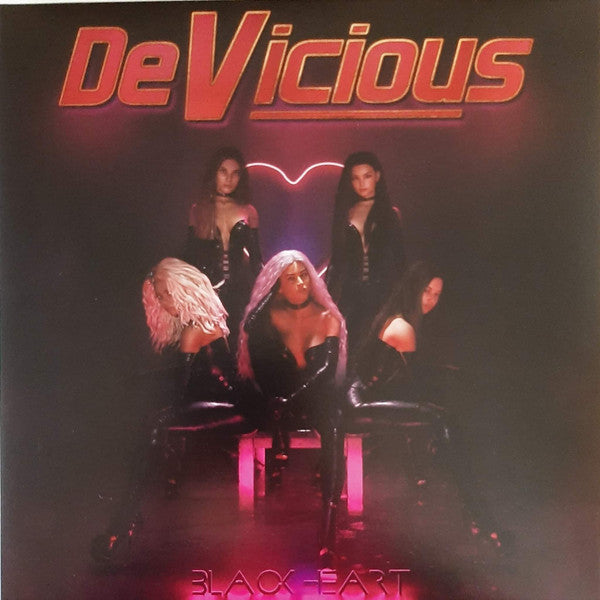 DeVicious - Black Heart (LP, Album, Pin)