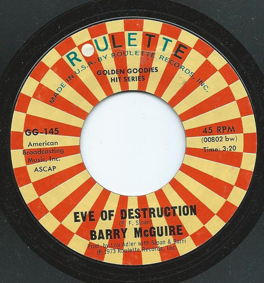 Barry McGuire - Eve Of Destruction / Child Of Our Times (7", Single)