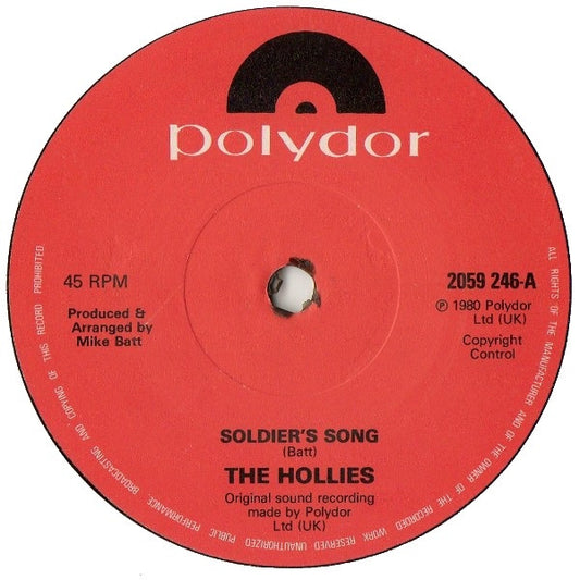 The Hollies - Soldier's Song (7")