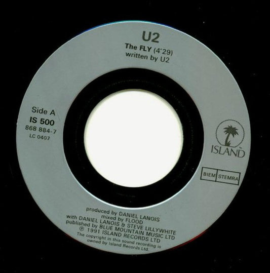 U2 - The Fly (7", Single, Jukebox)