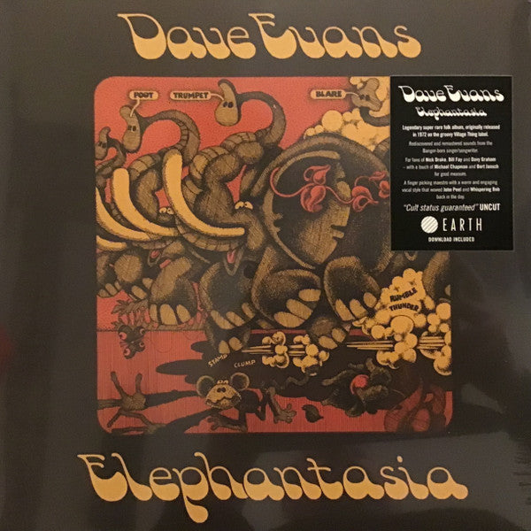 Dave Evans (14) - Elephantasia (LP, Album, RE, RM)