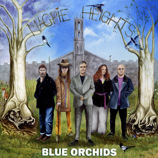 Blue Orchids - Magpie Heights (LP, Album, Whi)