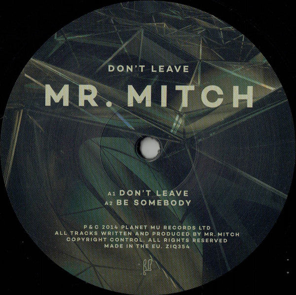 Mr. Mitch (2) - Don't Leave (12")