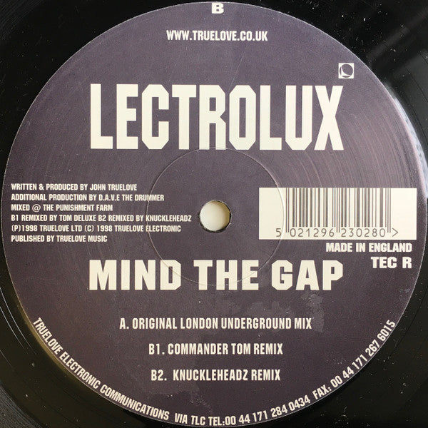 Lectrolux - Mind The Gap (12")