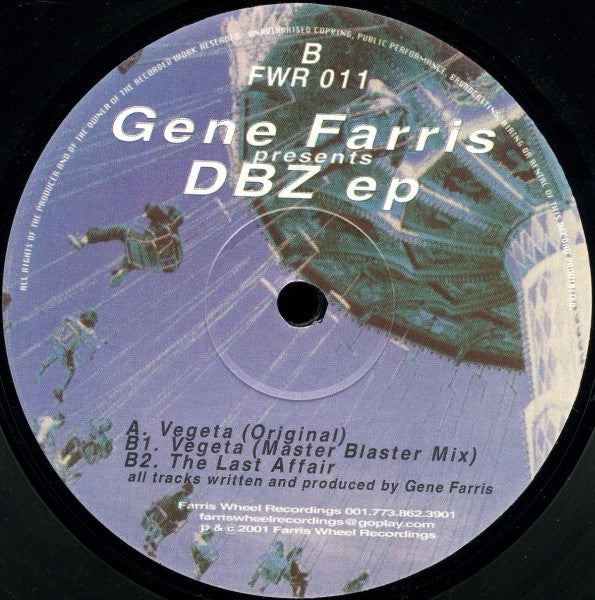 Gene Farris - DBZ EP (12", EP)