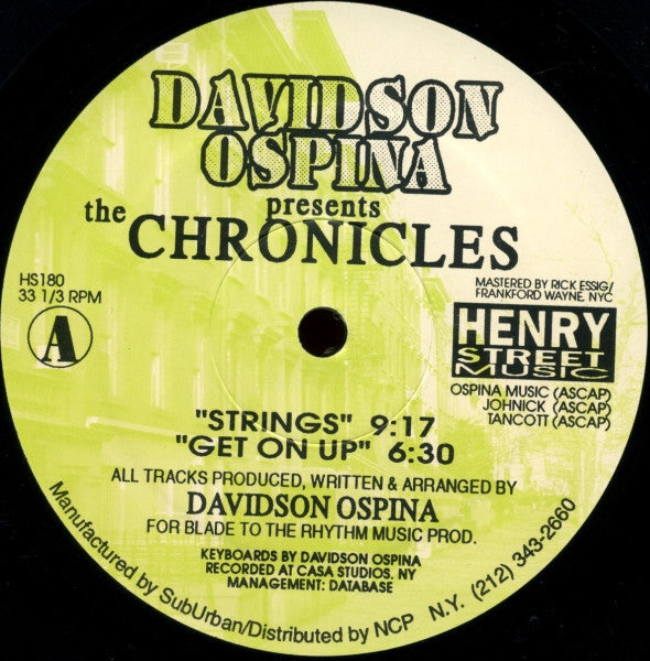 Davidson Ospina - The Chronicles (12")