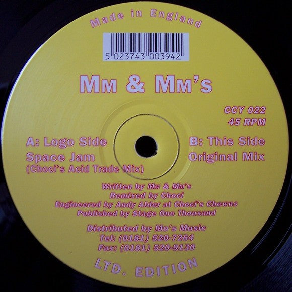 Mm & Mm's - Space Jam (12")