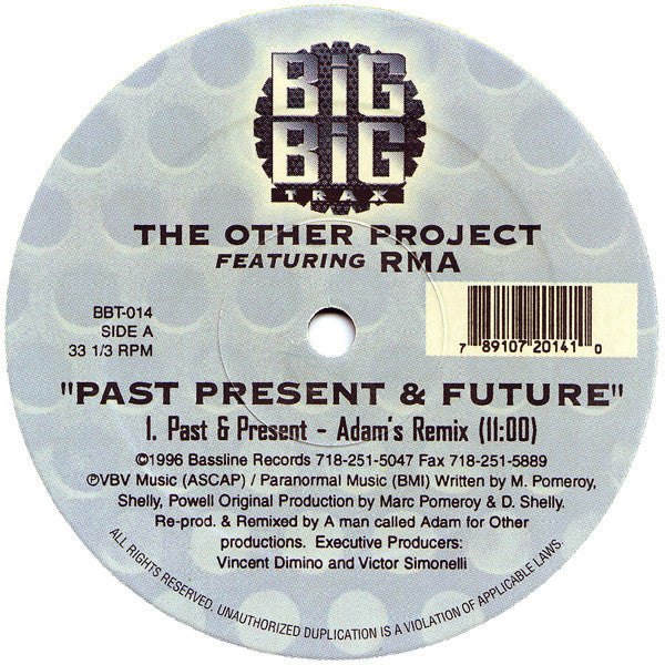 The Other Project Featuring RMA - Past Present & Future (12")