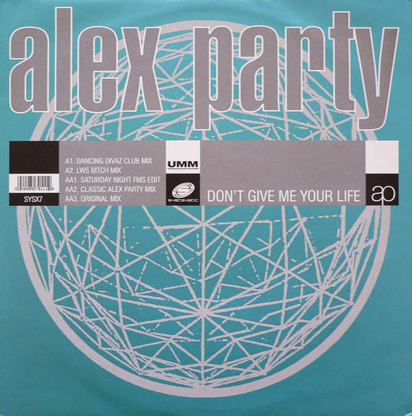 Alex Party - Don't Give Me Your Life (12", Single)