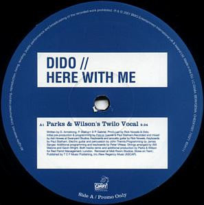 Dido - Here With Me (12", Promo)