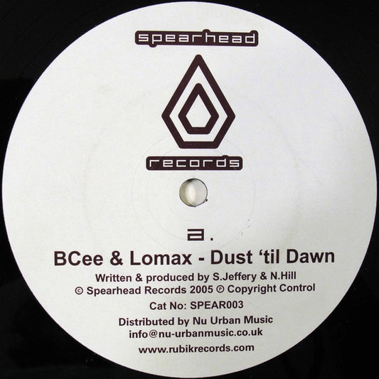 BCee & Lomax - Dust 'Til Dawn / Slow Burner (Influx UK Remix) (12")