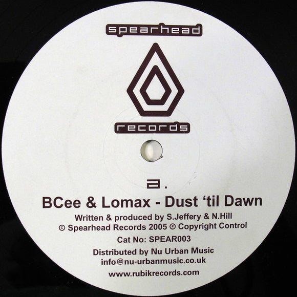 BCee & Lomax - Dust 'Til Dawn / Slow Burner (Influx UK Remix) (12