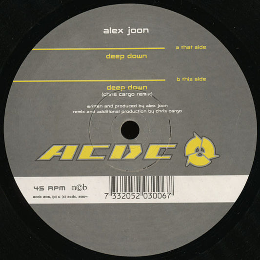 Alex Joon - Deep Down (12")