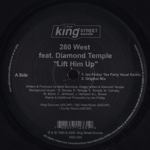 280 West Feat. Diamond Temple - Lift Him Up (12")