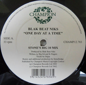 Blak Beat Niks - One Day At A Time (12")