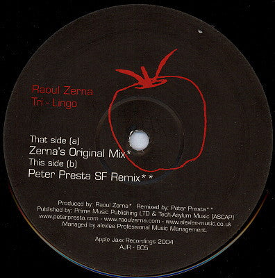 Raoul Zerna - Tri-Lingo (12")