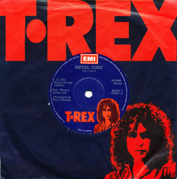 T•Rex* - Metal Guru (7", Single)