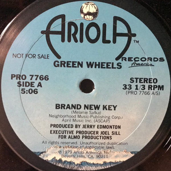 Green Wheels - Brand New Key (12", Promo)