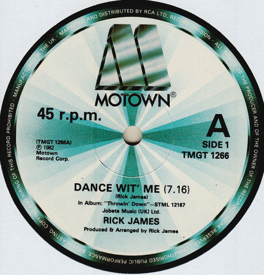 Rick James - Dance Wit' Me (12")