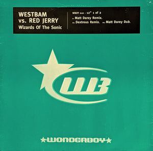 WestBam Vs. Red Jerry - Wizards Of The Sonic (12", 1 O)