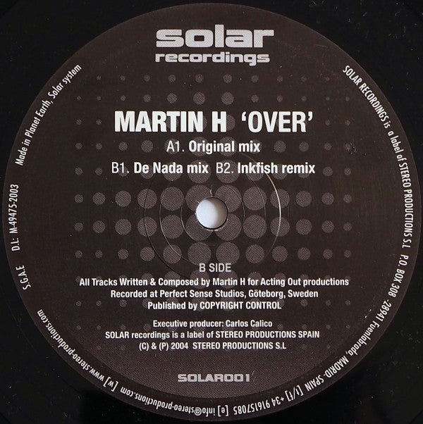 Martin H - Over (12")